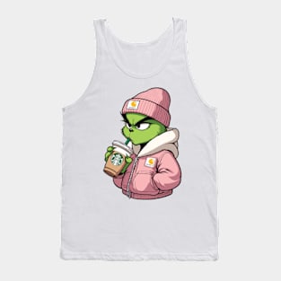 Grinch Starbies Her Tank Top